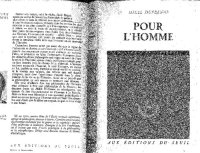 cover of the book Pour l'homme