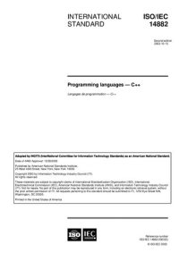 cover of the book ISO-IEC 14882-2003 Information technology — Programming languages — C++