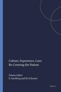 cover of the book Culture, Experience, Care: Re-Centring the Patient