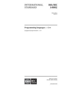 cover of the book ISO-IEC 14882-2020 Information technology — Programming languages — C++