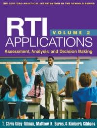 cover of the book RTI Applications, Volume 2 : Assessment, Analysis, and Decision Making