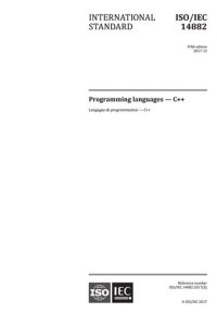 cover of the book ISO-IEC 14882-2017 Information technology — Programming languages — C++