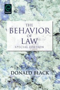 cover of the book The Behavior of Law - Special Edition