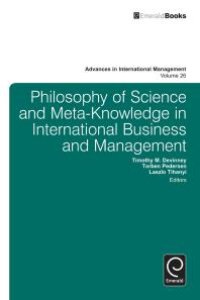 cover of the book Philosophy of Science and Meta-Knowledge in International Business and Management