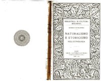 cover of the book Naturalismo e storicismo nell'etnologia