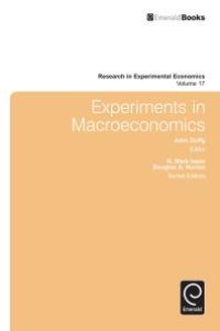 cover of the book Experiments in Macroeconomics