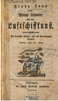 cover of the book Franz Lana und Philipp Lohmeier von der Luftschiffkunst