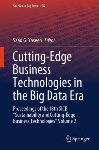 cover of the book Cutting-Edge Business Technologies in the Big Data Era