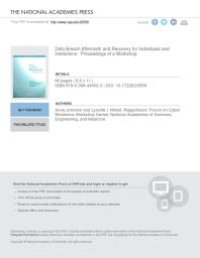 cover of the book Data Breach Aftermath and Recovery for Individuals and Institutions: Proceedings of a Workshop