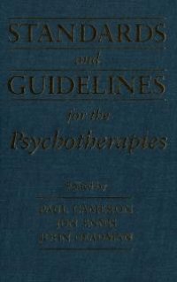 cover of the book Standards and Guidelines for the Psychotherapies