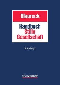 cover of the book Handbuch Stille Gesellschaft: Gesellschaftsrecht – Steuerrecht