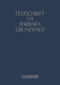 cover of the book Festschrift für Barbara Grunewald