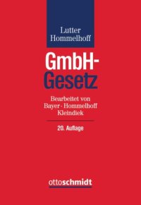 cover of the book GmbH-Gesetz: Kommentar