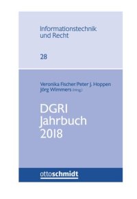 cover of the book DGRI Jahrbuch 2018