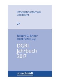 cover of the book DGRI Jahrbuch 2017