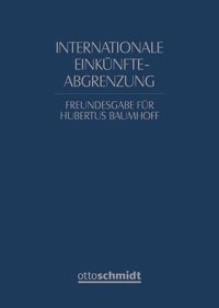 cover of the book Internationale Einkünfteabgrenzung