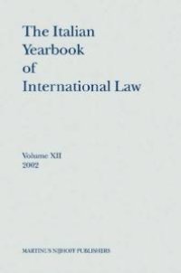 cover of the book Italian Yearbook of International Law (2002)