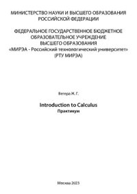 cover of the book Introduction to calculus: практикум