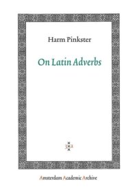 cover of the book On Latin Adverbs