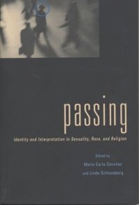 cover of the book Passing: Identity and Interpretation in Sexuality, Race, and Religion