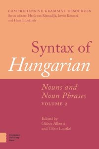 cover of the book Syntax of Hungarian: Nouns and Noun Phrases, Volume 2