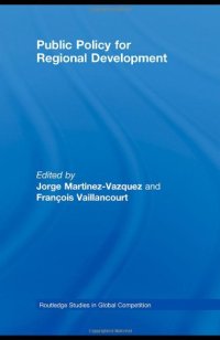 cover of the book Public Policy for Regional Development 