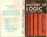 cover of the book Concise history of logic