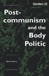 cover of the book Genders 22: Postcommunism and the Body Politic