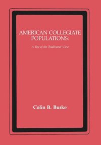 cover of the book American Collegiate Populations: A Test of the Traditional View