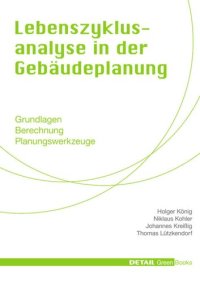 cover of the book Lebenszyklusanalyse in der Gebäudeplanung