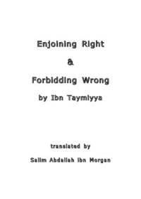 cover of the book Enjoining Right & Forbidding Wrong