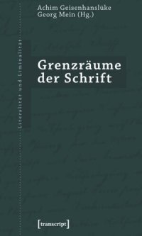 cover of the book Grenzräume der Schrift