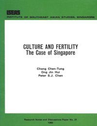 cover of the book Culture and Fertility: The Case of Singapore