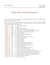 cover of the book Single Variable Calculus: Lecture Notes