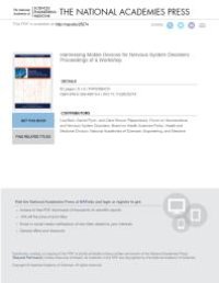 cover of the book Harnessing Mobile Devices for Nervous System Disorders: Proceedings of a Workshop