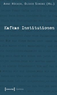 cover of the book Kafkas Institutionen