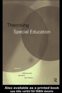 cover of the book Theorising Special Education