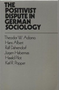 cover of the book Positivist Dispute in German Sociology