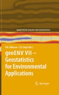 cover of the book geoENV VII – Geostatistics for Environmental Applications