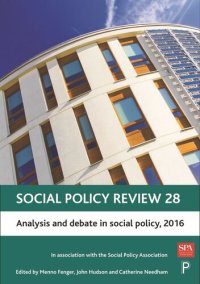 cover of the book Social Policy Review 28: Analysis and Debate in Social Policy, 2016