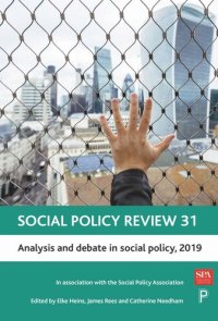 cover of the book Social Policy Review 31: Analysis and Debate in Social Policy, 2019