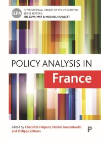 cover of the book Policy Analysis in France