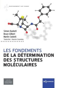 cover of the book Les fondements de la détermination des structures moléculaires