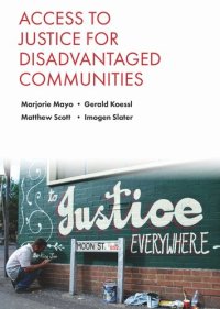 cover of the book Access to Justice for Disadvantaged Communities