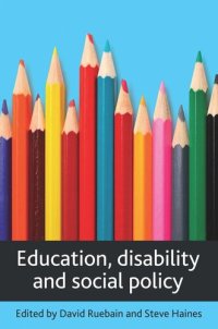 cover of the book Education, disability and social policy