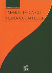 cover of the book Manuel de calcul numérique appliqué