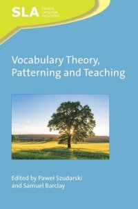 cover of the book Vocabulary Theory, Patterning and Teaching