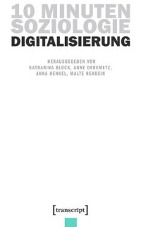 cover of the book 10 Minuten Soziologie: Digitalisierung