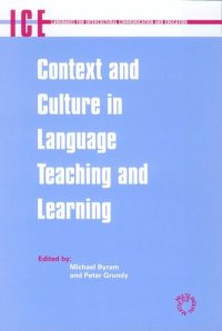 cover of the book Context and Culture in Language Teaching and Learning