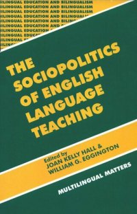 cover of the book The Sociopolitics of English Language Teaching